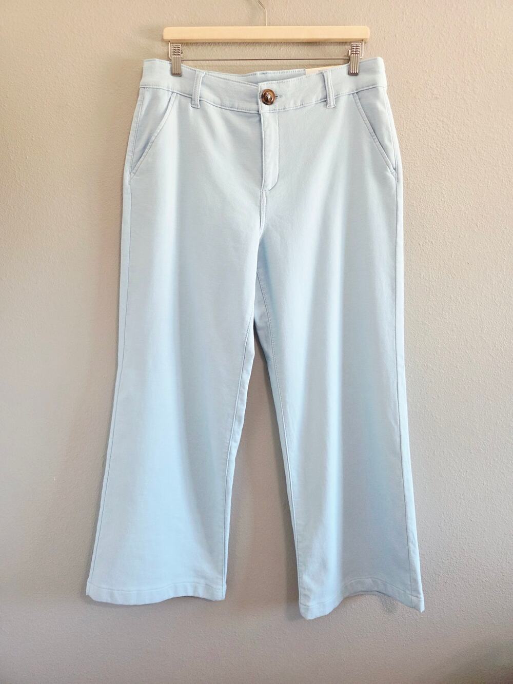 Style & Co Baby Blue Wide Leg Pants 14P NWT